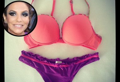 Ivete Sangalo mostra a lingerie que usará no Carnaval OFuxico