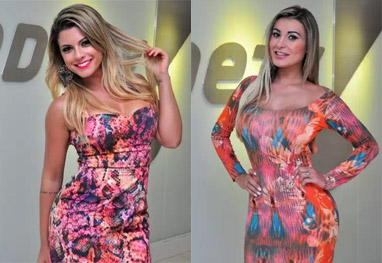 Babi Rossi e Andressa Urach assinam com a Rede TV! - Wayne Camargo/RedeTV! / Divulgação