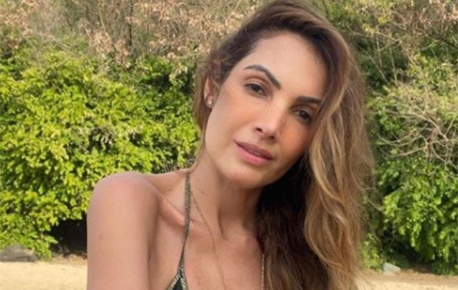 Patrícia Poeta curte dia de praia e esbanja beleza OFuxico