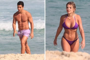 Ricky Tavares E Affair Carol Bresolin Mostram A Boa Forma Na Praia