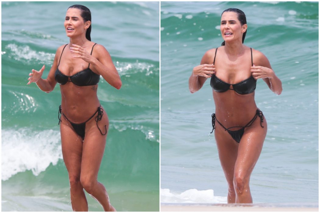 Bumbum Empinado De Deborah Secco Rouba A Cena Em Praia