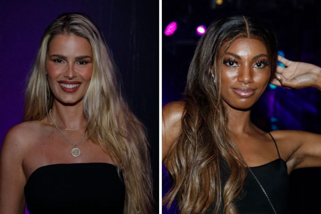 Yasmin Brunet E Ex Bbb Tina Calamba Elegem Look All Black Para Festa