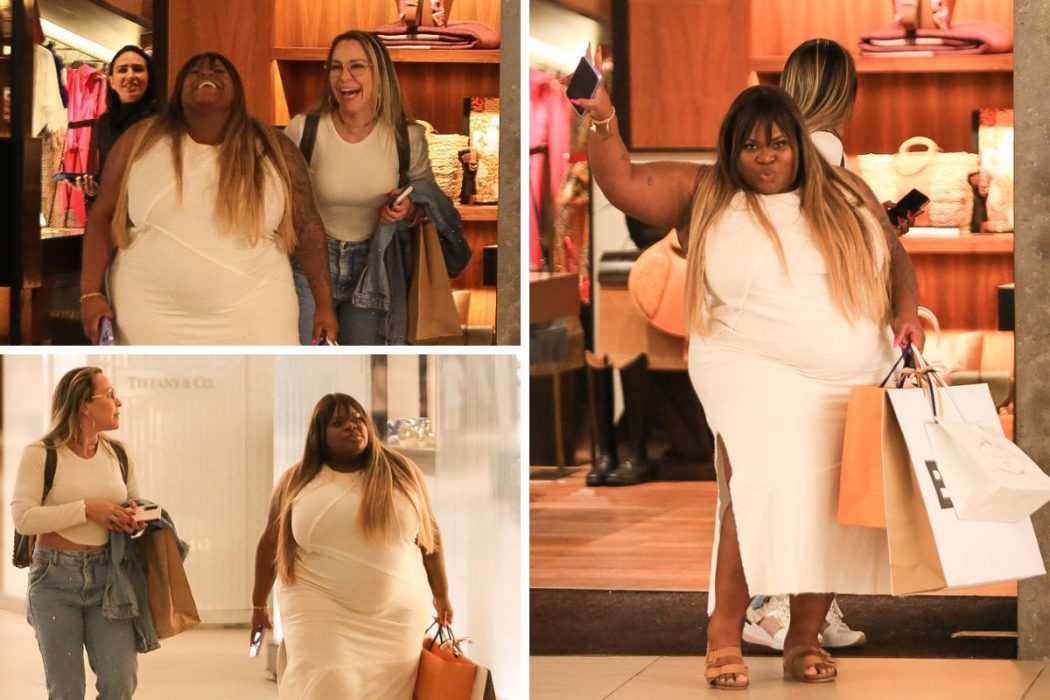 Jojo Todynho Aposta Em Vestido Nude Em Dia De Compras Em Shopping