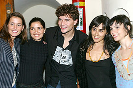 Deborah Secco, Vanessa Giácomo, Daniel de Oliveira, Mônica e Debora Falabella