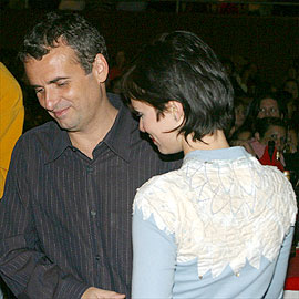 Mariana com o marido Pedro Buarque