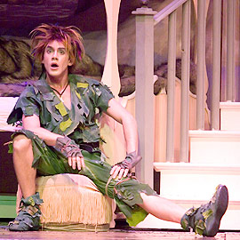 Leonardo Miggiorin interpreta Peter Pan