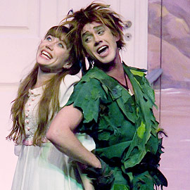 Cena do musical Peter Pan