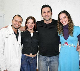 Cláudio Galvari, Mariliz Rodrigues, Saulo Vasconcelos e Nina Moreno