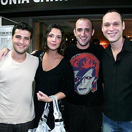 Bruno Gagliasso, Camila Rodrigues, Paulo Gustavo e João Fonseca
