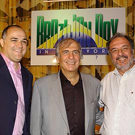 Amauri Soares, João de Matos e César Lino