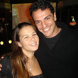 Rodrigo Lombardi e sua mulher Betty Baumgarten