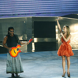 Cláudia Leitte e seu Babado Novo no palco