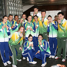 Medalhista do Pan nos bastidores do Criança Esperança