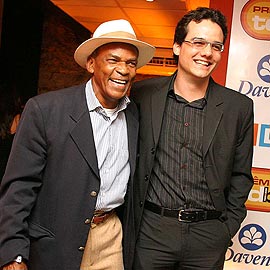 Antônio Pitanga e Wagner Moura no evento