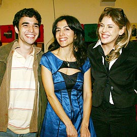 Caio Blat, Marina Person e Bárbara Paz