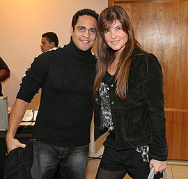 Cristiana Oliveira com o namorado