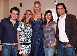 Piero Matarazzo, Katya Faro, Ana Hickmann, Bruna Maratazzo e Sandra Matarazzo