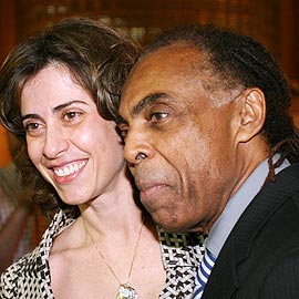 Fernanda Torres e Gilberto Gil