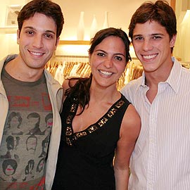 Marco Antônio Gimenez, Carol Sampaio e Rômulo Arantes Neto