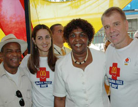 Antonio Pitanga, Benedita, Bernardinho e Fernanda Venturini