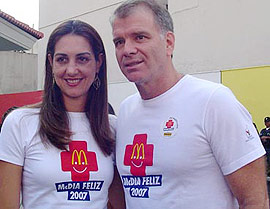 Fernanda Venturini e Bernardinho