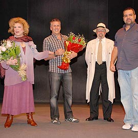 Tônia Carrero, Cedric Gottesmam(diretor), Mauro Mendonça e Montenegro