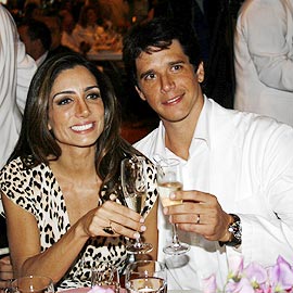 Andréa Santa Rosa e o marido, Márcio Garcia