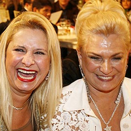 Lilian Gonçalves e Hebe Camargo