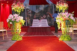 Decoração do altar