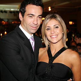 César Tralli e Flávia Freire