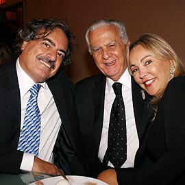 Miguel Mofarrej, Nilson França e Karen Mofarrej