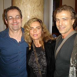 Daniel Dantas, Bruna Lombardi e Carlos Alberto Riccelli