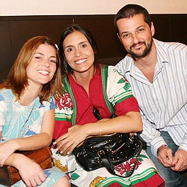 Ana Paula Tabalipa, Ana Ferraz e Marcelo Serrado