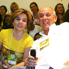Cláudia Rodrigues e Luiz Aviz