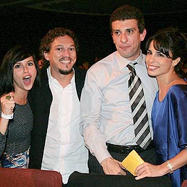Fernanda de Freitas, Fábio Lago, Milhem Cortaz e Maria Ribeiro