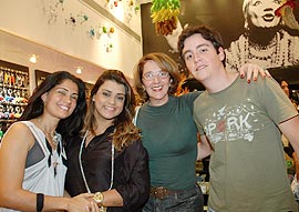 Patrícia França, Preta Gil, Rosane Goffman e Wágner Santisteban