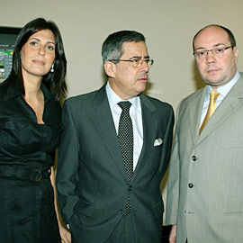 Janine Borba, Paulo Henrique Amorin e Alexandre Raposo