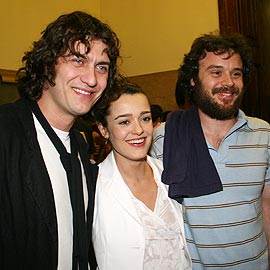 Karina Carvalho, Rodrigo Marante e Gabriel Braga Nunes