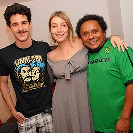 Chico Cesar com Pedro e Luiza