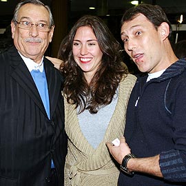 Paulo Goulart, Clarissa Galindo e Paulo Goulart Filho