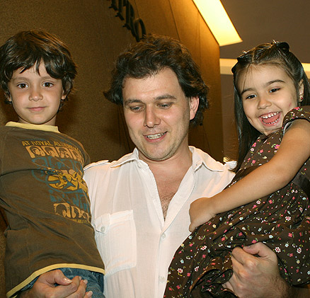 João Suplicy com a filha Laura e o sobrinho Theodoro