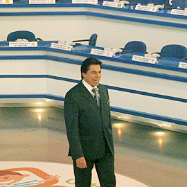 Silvio Santos no palco