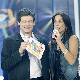 Celso Portiolli e Ivete Sangalo