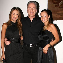 Ticiane Pinheiro, Roberto Justus e Melissa Wilman