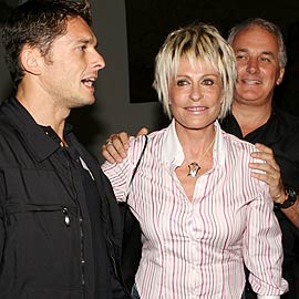 Giancarlo Fisichella, Ana Maria Braga e Otávio Mesquita