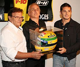 Sid Mosca, Otávio Mesquita e Giancarlo Fisichella