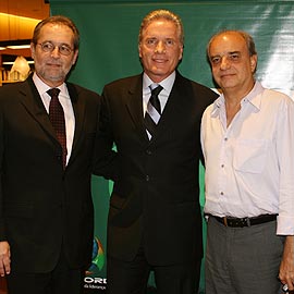 Walter Longo, Roberto Justus e o diretor José Amâncio