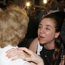 A grande amiga de Autran, Tônia Carrero, com Marisa Orth