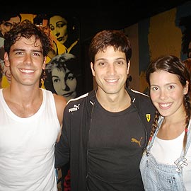 Marcos Pitombo, Marco Antônio e Larissa Queiroz