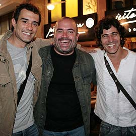 Marcos Pasquim, André Mattos e Leonardo Brício